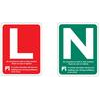 image of novice and learner driver signs for BC