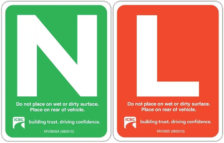 ICBC issued new driver signs