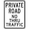 image of sign identifying strata road