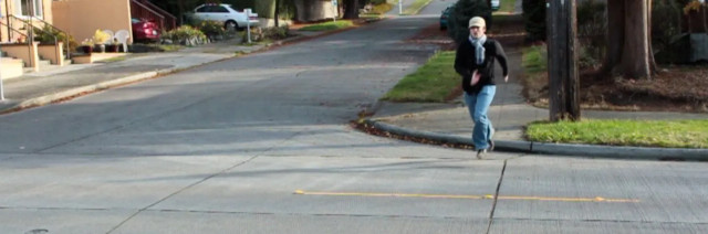 example of how unmarked crosswalks look