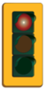image of a red traffic stop signal