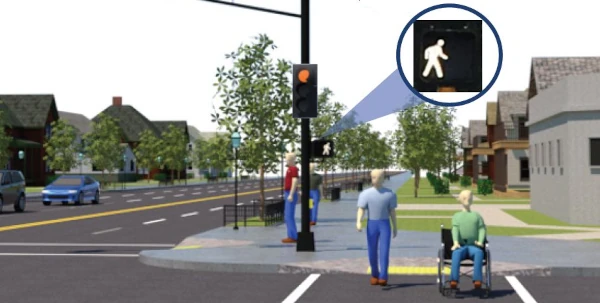 example of leading pedestrian intervals image