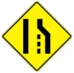 image of merge sign