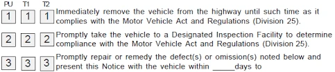 image of notice & order check boxes
