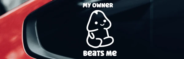 image example of obscenities on a car window