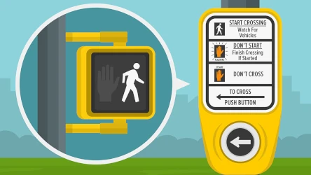pedestrian controlled signal image
