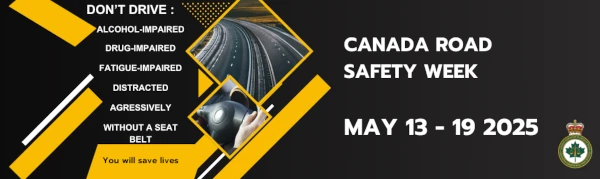 Canada Road Safety Week 2025 image