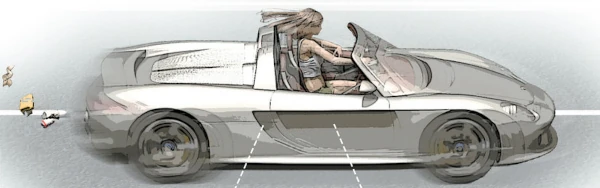 visual image of speed