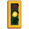 image of a yellow light